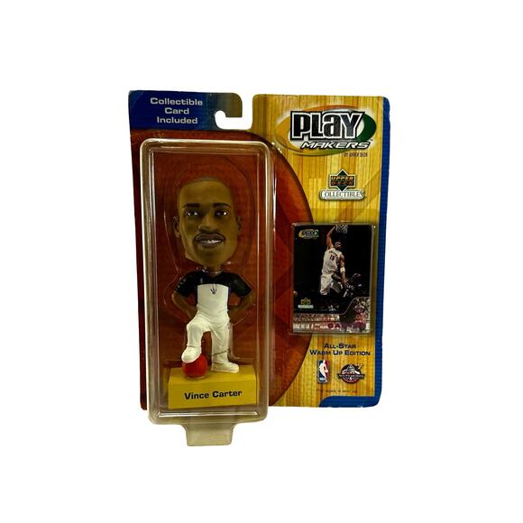Upper Deck Vince Carter Playmakers Bobblehead Collectible Card NBA All-Star‎ - Picture 1 of 6